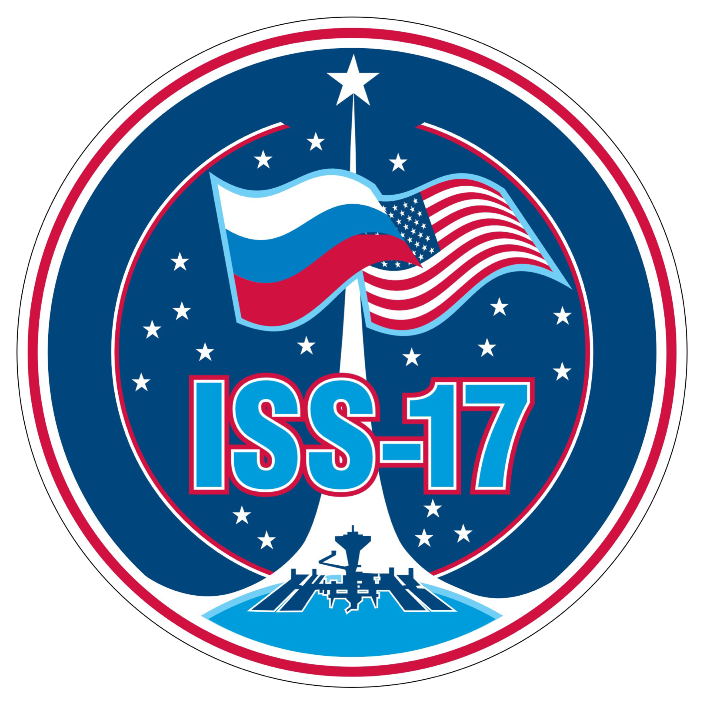 Space Nasa Russia Iss Aesthetic Tumblr Stars Png Nasa - Expedition 17 B Mousepad (2896x2896), Png Download