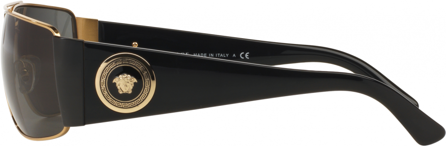 Zoom - Versace Ve2163 100287 Gold Men Sunglasses (920x575), Png Download