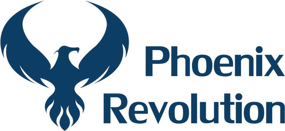 Phoenix Logo Vertical Right Full - Crescent (1000x437), Png Download