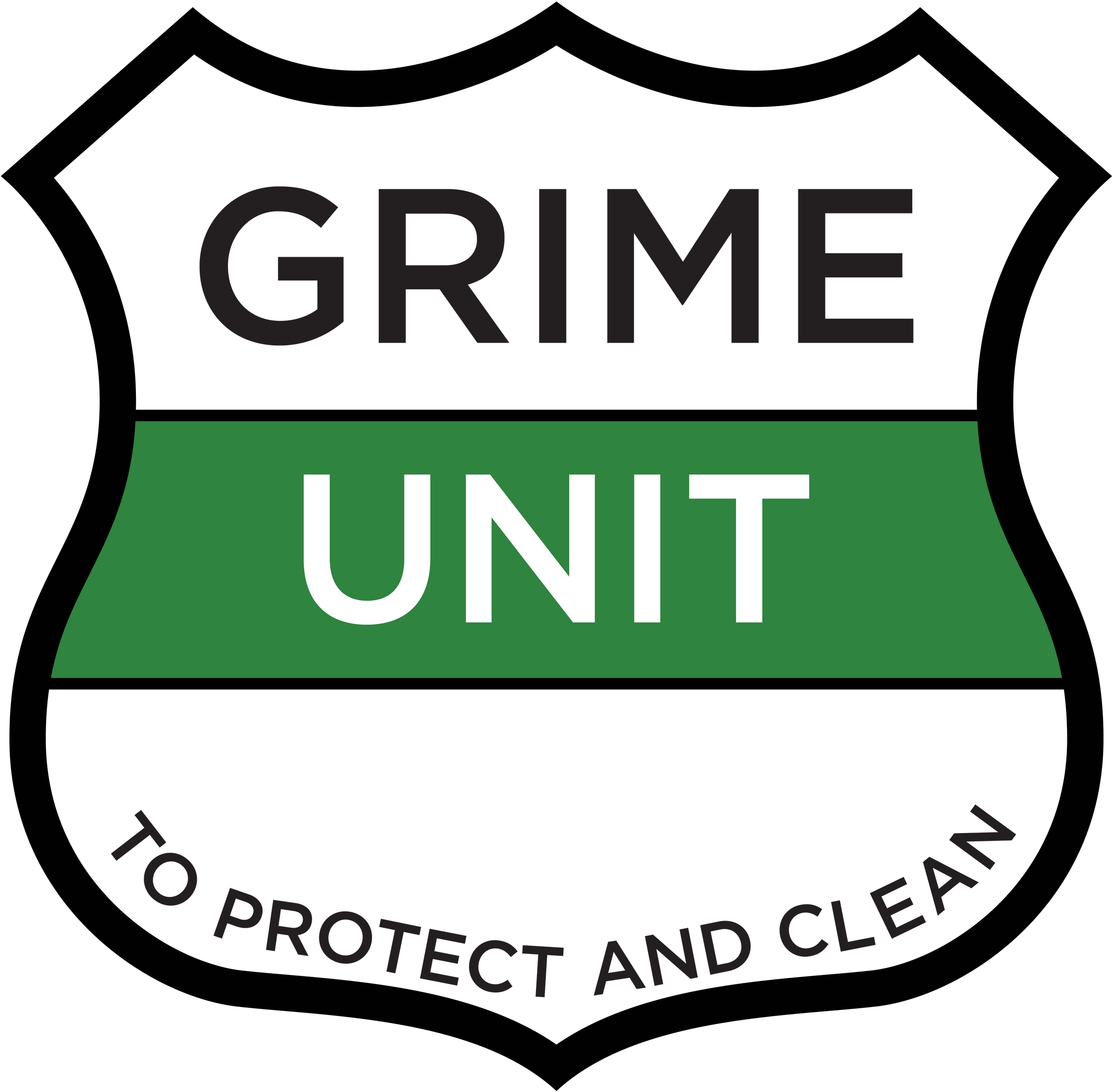 Police Badge Clipart Black And White (2560x2560), Png Download