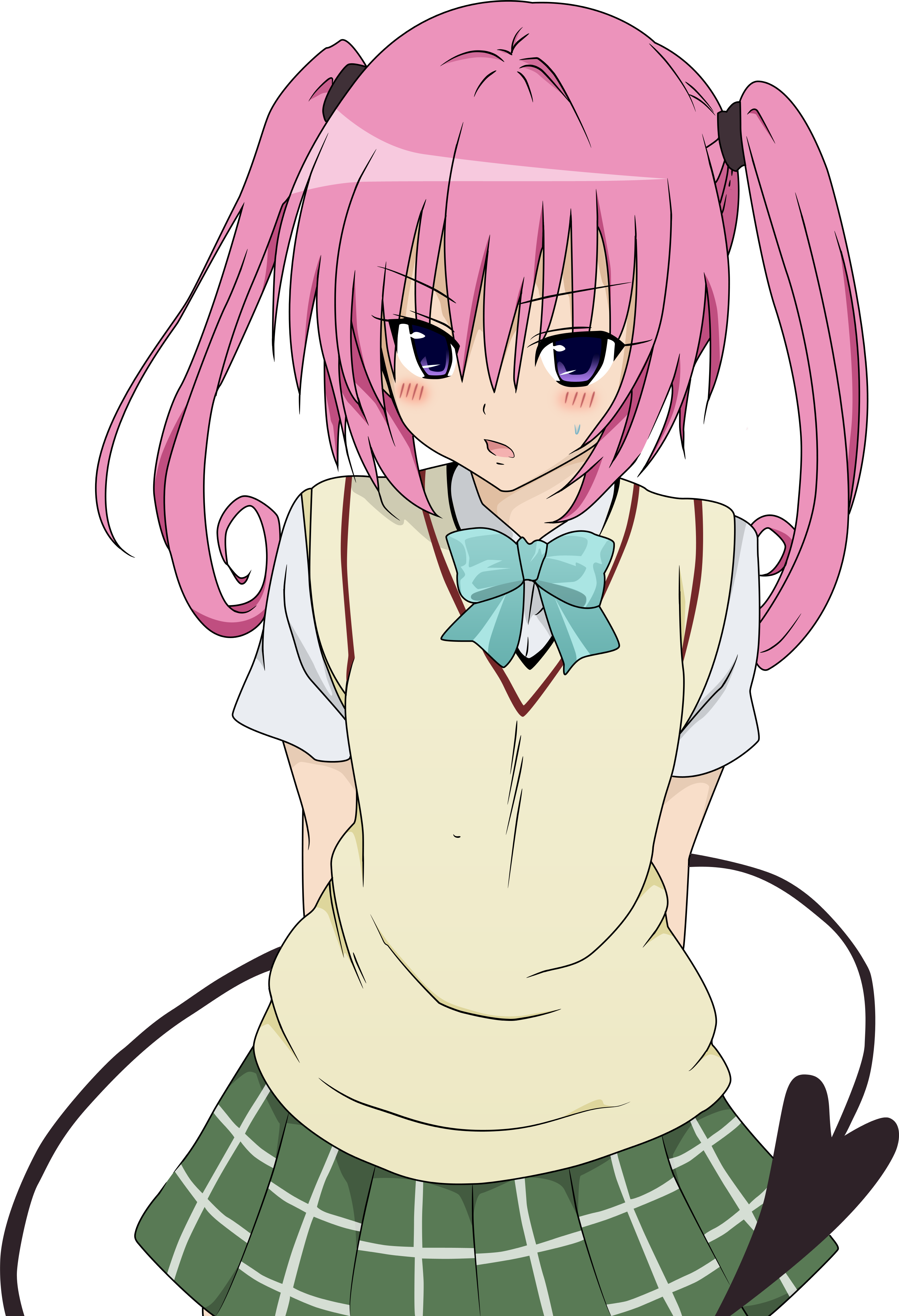 Nana To Love Ru Render (739x1081), Png Download