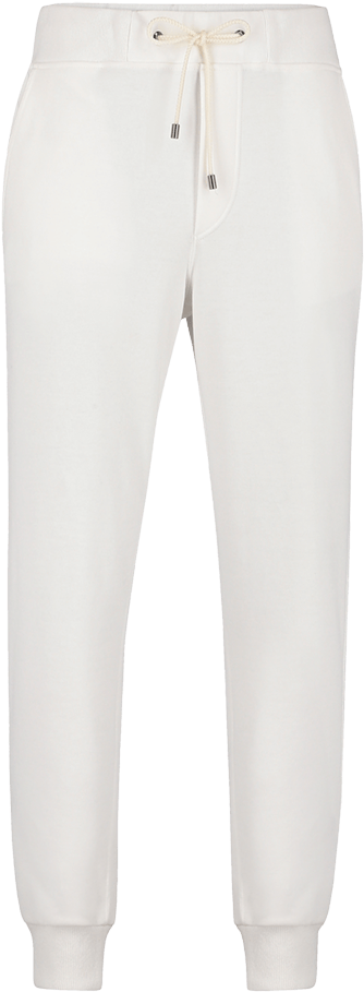 White Cotton Jogging Trousers - Chino Cloth (960x1440), Png Download