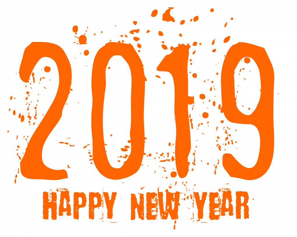 Visit - Happy New Year 2019 Png (1020x816), Png Download