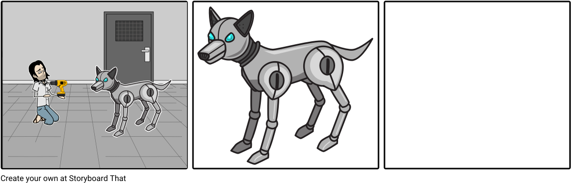 Gabe's Robot - Cartoon (1164x385), Png Download