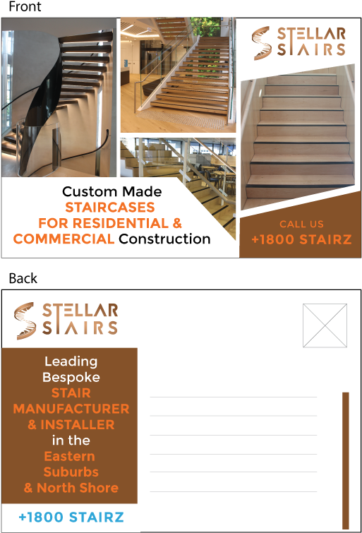 Elegant, Playful, Construction Postcard Design For - Plank (612x792), Png Download