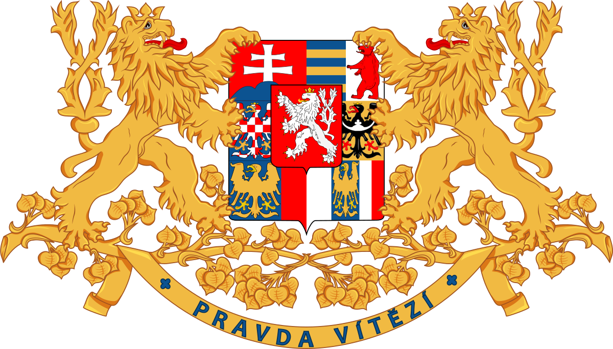 Prvá Československá Republika Znak (1200x683), Png Download
