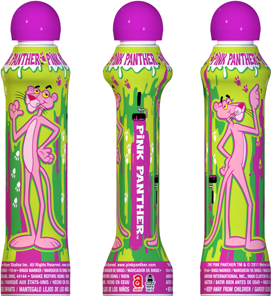 Pink Panther Licensed Bingo Ink - Ink (626x599), Png Download