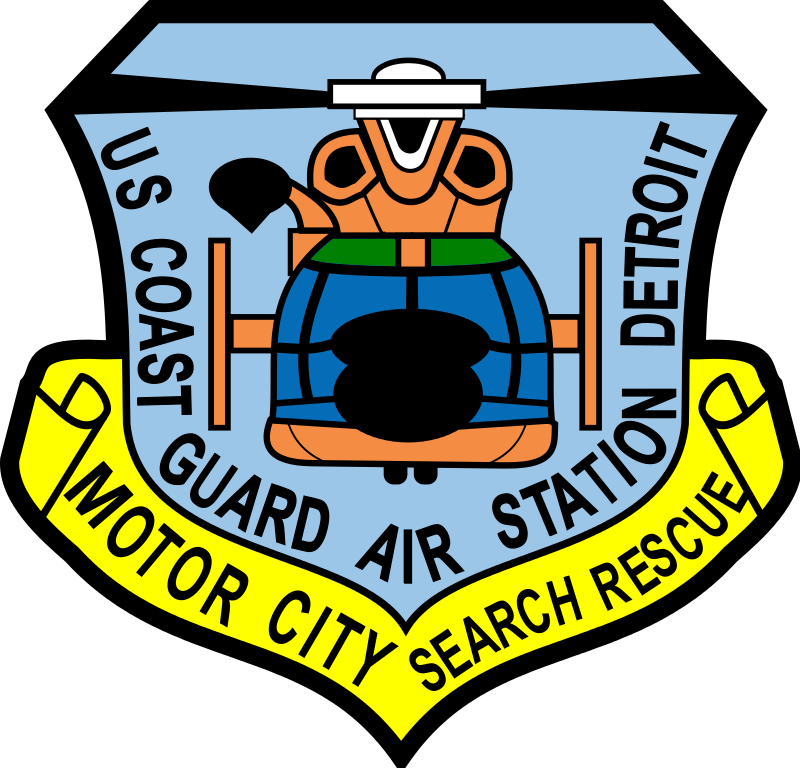 Uscg Detroit Emblem - Coast Guard Air Station Detroit (800x768), Png Download