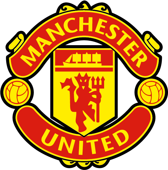Manchester United Logo Coloring Pictures To Pin On - Logo Foot Manchester United (800x800), Png Download