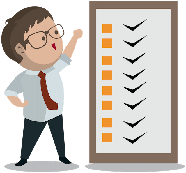 Jumping Castle Hire Checklist - Person Giving Presentation Clipart (694x694), Png Download