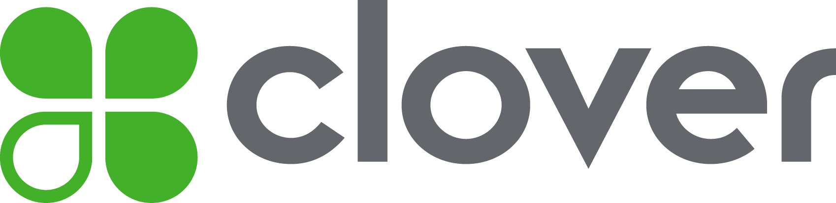 Clover First Data Logo (1698x414), Png Download