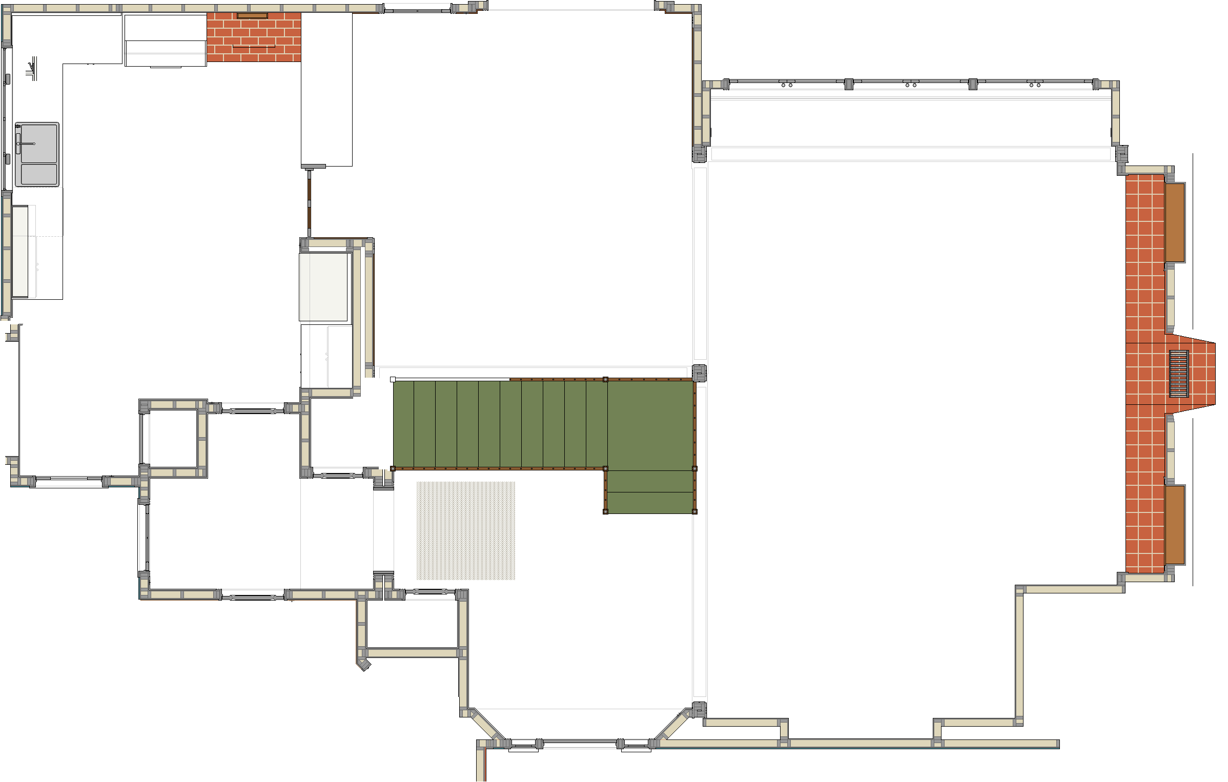 28 [ Bewitched House Floor Plan ] Artists Sketch - Studio Set Floorplan (2396x1526), Png Download