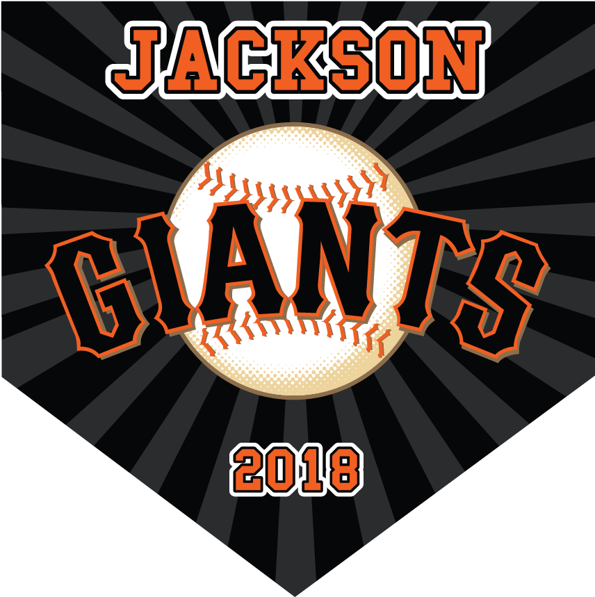 16″ X 16″ Home Plate Pennant Giants - Giants San Francisco (900x900), Png Download