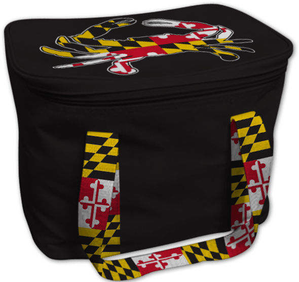 Maryland Flag Crab / Lunch Box - University Of Maryland (599x567), Png Download