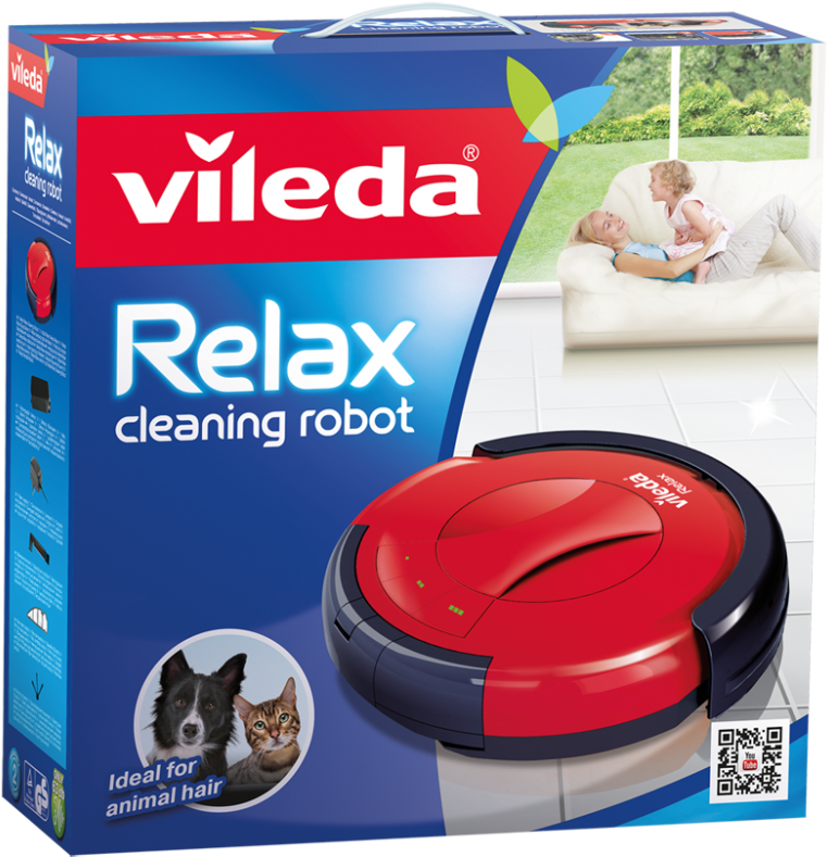 Vileda Relax Cleaning Robot (800x800), Png Download