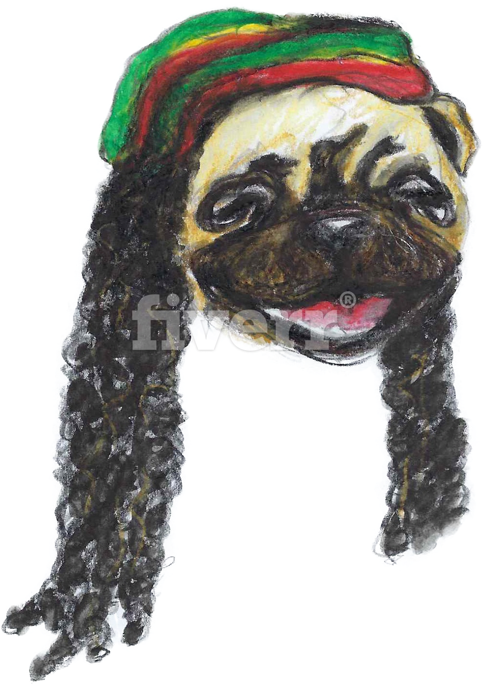 Pug (1004x1508), Png Download