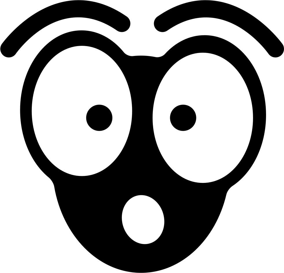 Png File - Surprised Face Clipart Logo (981x942), Png Download