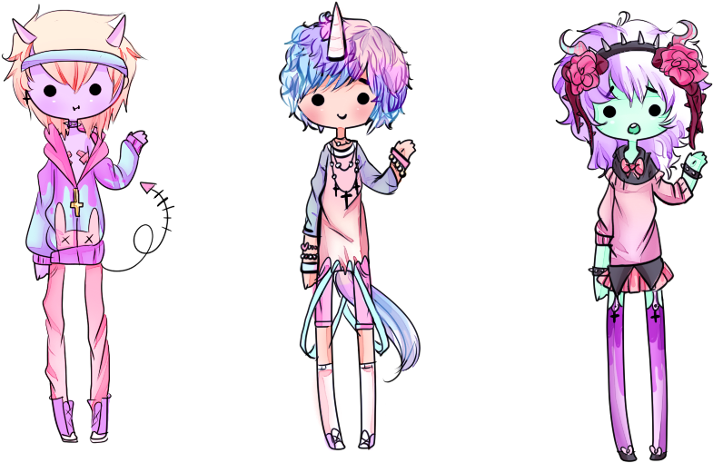 28 Images About Pastel Goth On We Heart It - Pastel Boy (900x574), Png Download