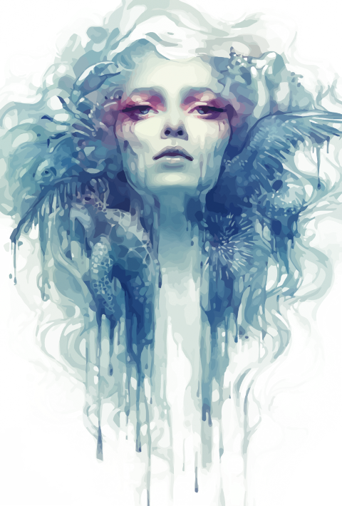 Largest Collection Of Free To Edit Watercolor Pastel - Watercolor Effect Digital Art (480x710), Png Download