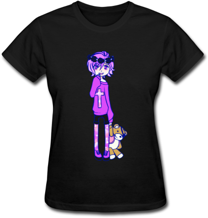 Pastel Goth Kanato Tee - T-shirt (500x500), Png Download