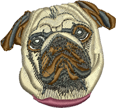 Tell A Friend - Pug (397x372), Png Download