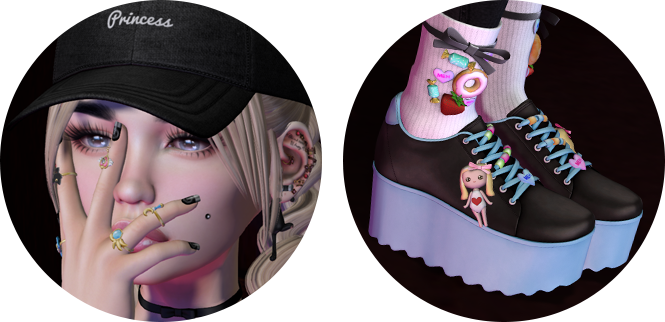 Pastel Goth2 - Girl (665x322), Png Download