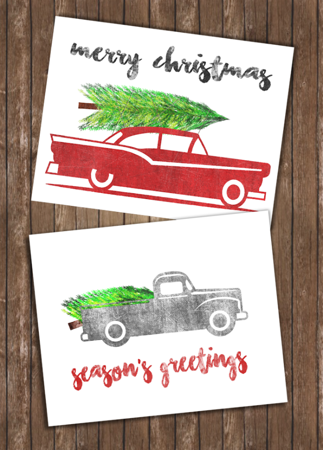 Vintage Christmas Prints, Christmas Printables Via - Christmas Day (650x905), Png Download