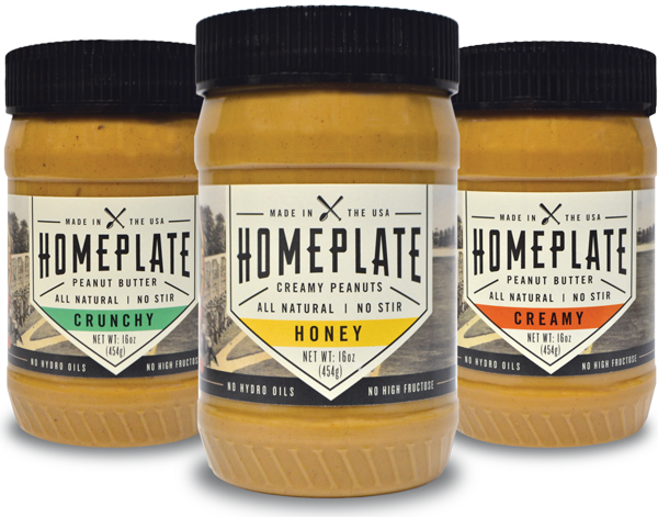 The Austin-based Homeplate Peanut Butter Launched In - Homeplate Peanut Butter Logo (600x471), Png Download