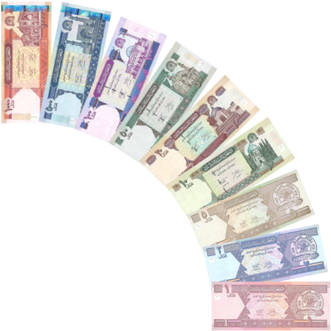 Currency Notes In Png Freeuse Library - New Afghan Currency Notes (481x479), Png Download