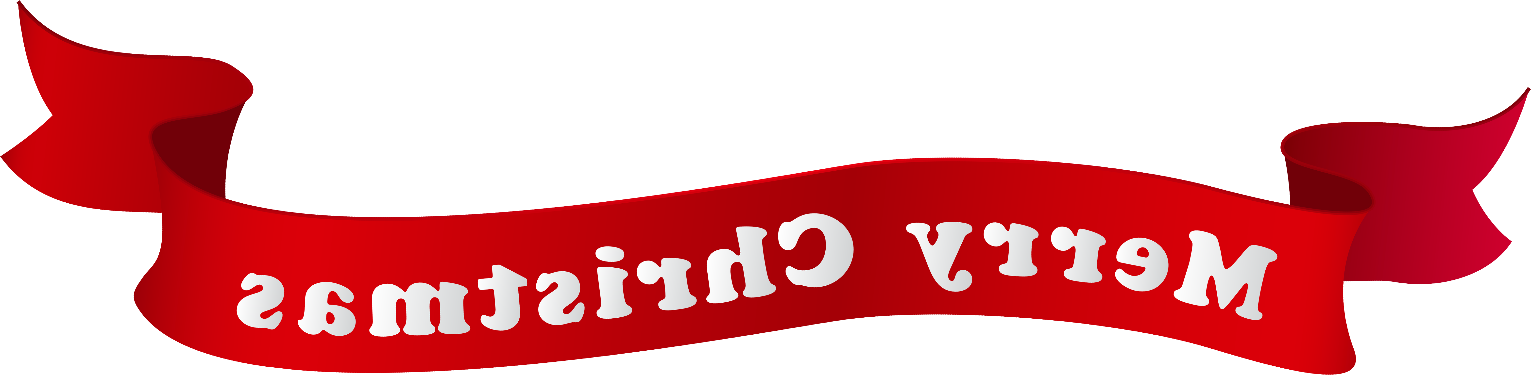 Merry Christmas Banners Clip Art - Christmas Day (6390x1666), Png Download