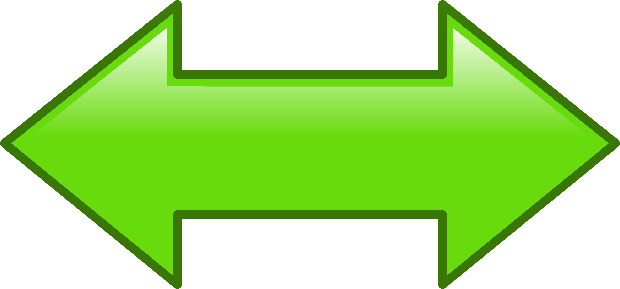 Blue Left Arrow Png Clip Art Image Gallery Yopriceville - Arrow Back And Forth (2400x1121), Png Download