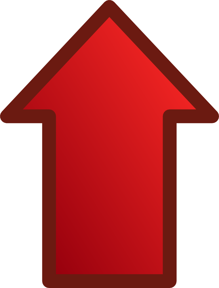 Red Arrows Set Up Clip Art - Up Clipart (450x592), Png Download