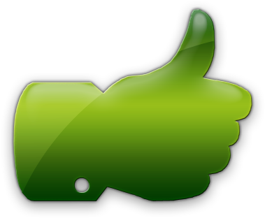 Green Jelly Icon Business Thumbs Up Clipart - Thermometer (420x420), Png Download