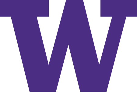 Logo - University Of Washington W (450x303), Png Download
