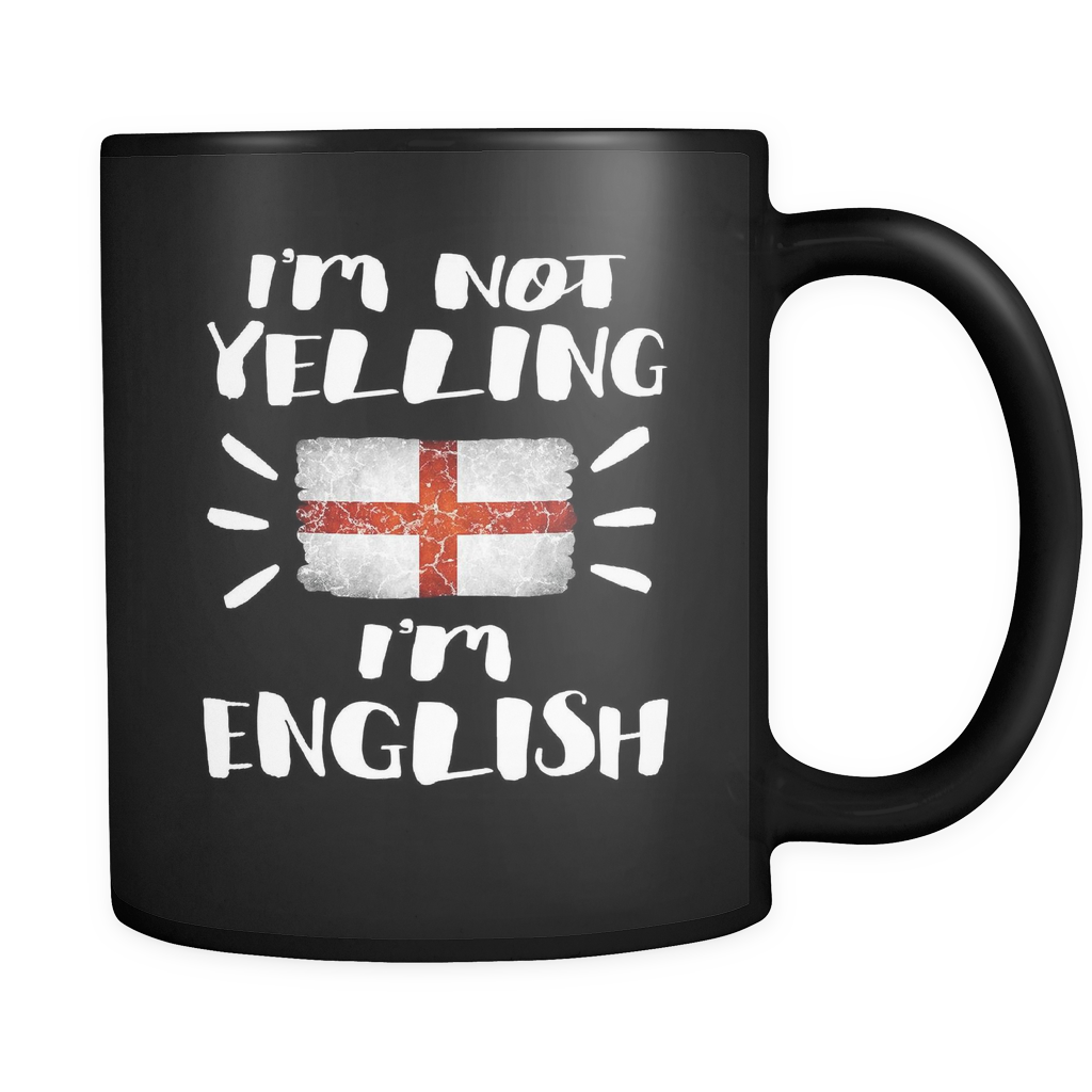 I'm Not Yelling I'm English Flag - I M Just Here For The Savasana (1024x1024), Png Download
