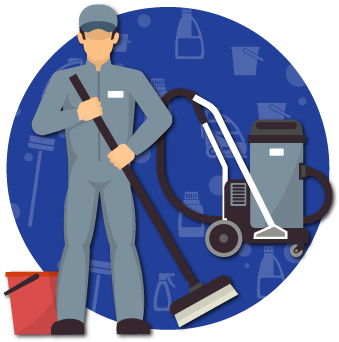 Cleaning Floors Icon Png (350x350), Png Download