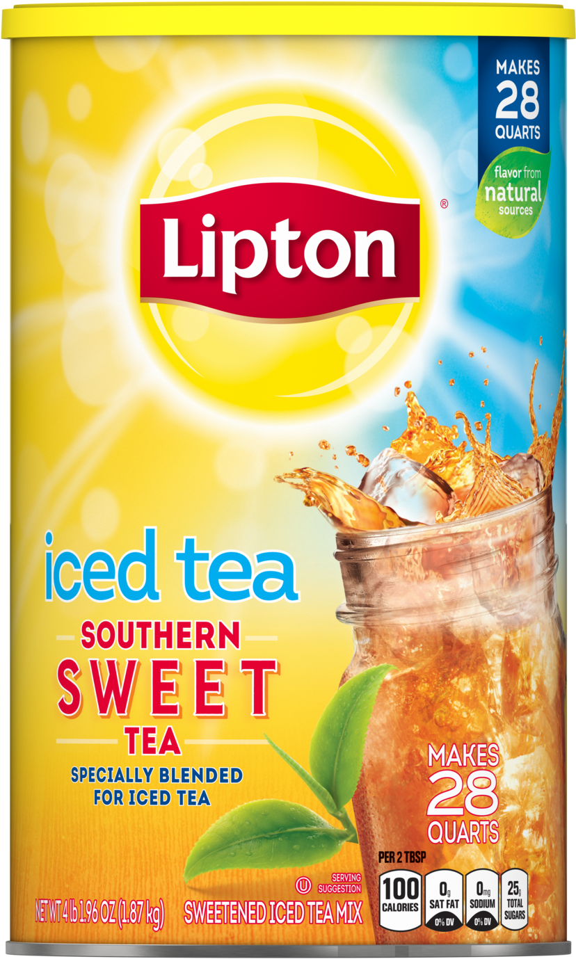 Iced Tea Lipton Powder Drink (1500x1500), Png Download