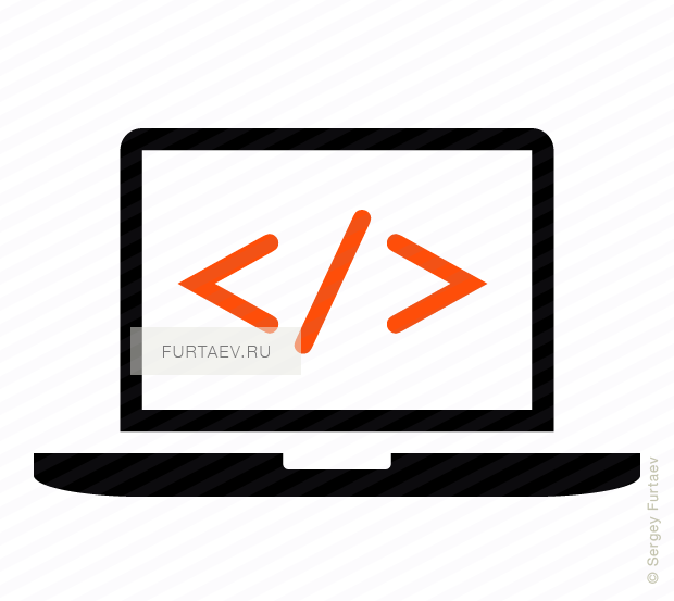 Vector Icon Of Notebook With Code Symbols On Screen - Sign (620x553), Png Download