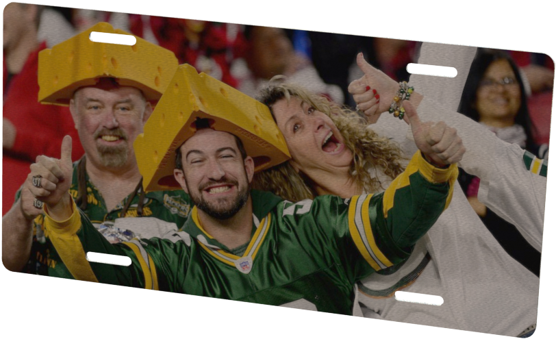 Green Bay Packers Custom Metal Photo - Green Bay Packers (1024x768), Png Download