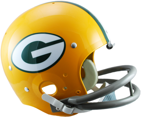 Green Bay Packers Tk Suspension Helmet - Green Bay Packers Old Helmet (480x404), Png Download