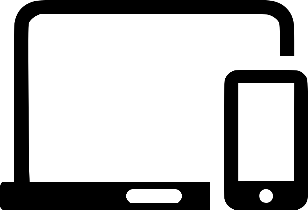 Device Laptop Computer Ipad Tablet Devices Comments - Ipad Laptop Icon Png (980x668), Png Download