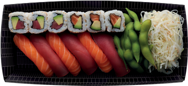 Lunch Box E - Sashimi (400x400), Png Download