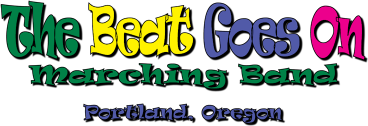 Beat Goes On Marching Band (756x252), Png Download