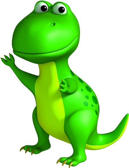 Tyrannosaurus Rex Clipart Animated - Cute T Rex Png (600x600), Png Download
