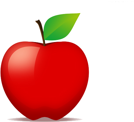 Apple For Teachers Transparent - Teacher Apple Png (610x458), Png Download