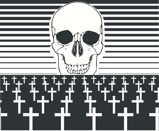 Cemetery, Death, Tombs, Plague, Grave, Gravestone - Death Rate Clipart (640x528), Png Download