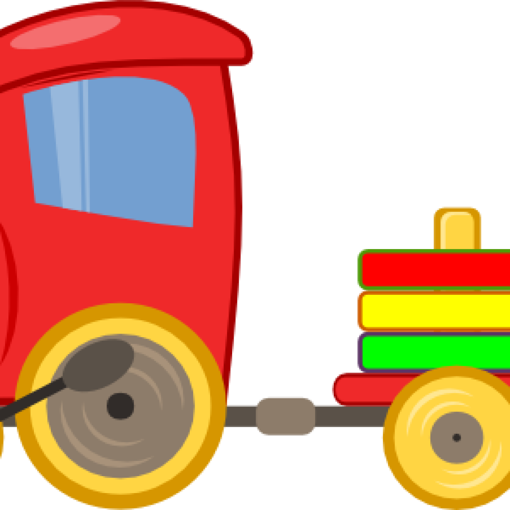 Toy Car Clipart 4th Of July Clipart Hatenylo - Train Clip Art Toy (1024x1024), Png Download