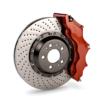Performance Brakes In Kenosha, Wi - Car Brake With Holes (350x350), Png Download