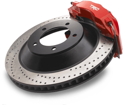 Trd Breaks - Toyota Rav4 Brake Kit (417x348), Png Download