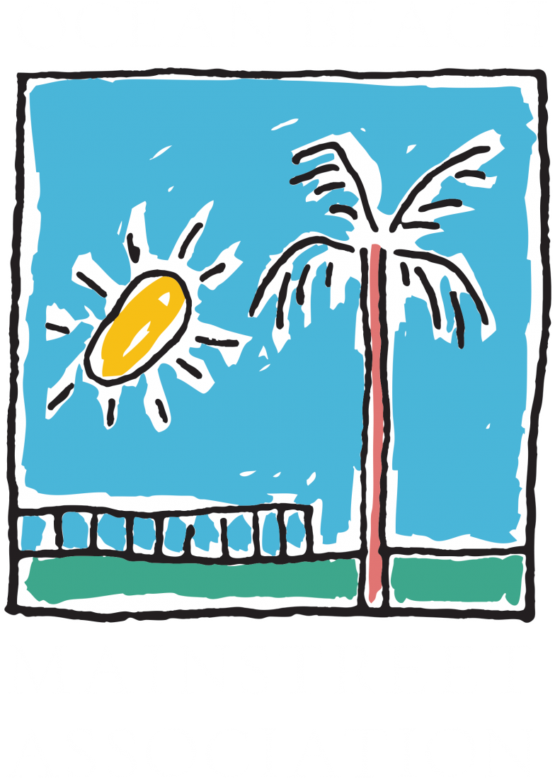 Logo For Dark Backgrounds Eps - Ocean Beach Main Street Association (895x1200), Png Download
